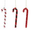 Eleganckie Ozdoby Świąteczne Laseczka Cukrowa z Szkła od Kamai Christmas Decoration®