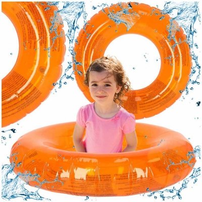 Kółko do pływania koło dmuchane dla dzieci BESTWAY 36022 pomarańczowe 51cm