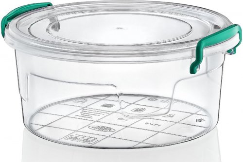 Pojemnik plastikowy 2,1L OKRĄGŁY MULTI BOX z pokrywką