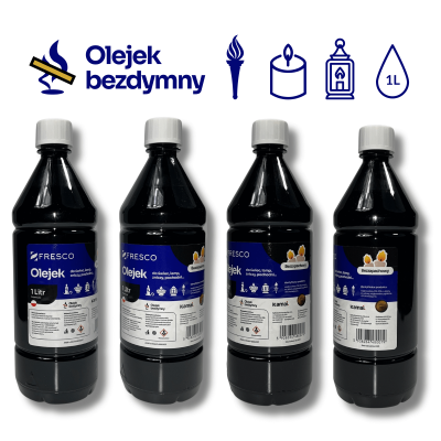 Paliwo olej do lamp, pochodni i świec 1,0L BEZZAPACHOWY
