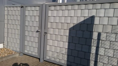 Taśma ogrodzeniowa ROLKA 26mb ORANGE 19cm PROTECTO™ SZARA