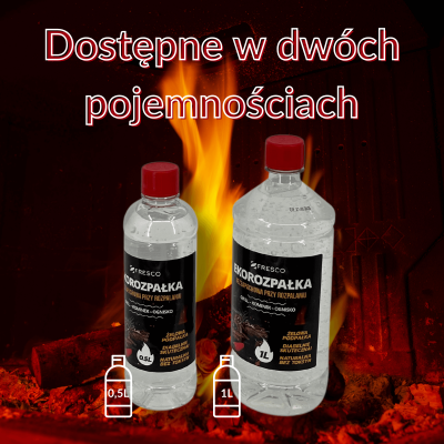 Żelowa eko-rozpałka 0,5L do grilla FRESCO bezzapachowa