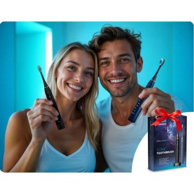 Szczoteczka soniczna do zębów zestaw 2 szt Berdsen Galaxy Duo