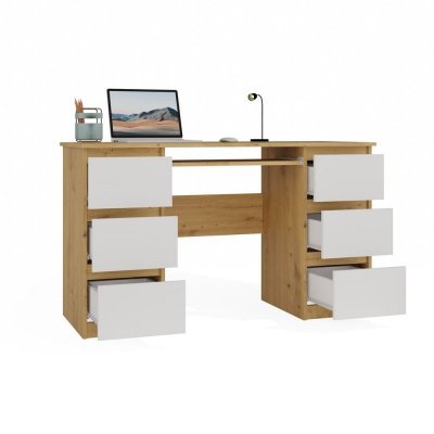 Biurko Kuba KUBA DĄB ARTISAN BIEL