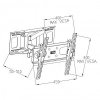 ART Uchwyt do TV LED/LCD 23-46 35KG AR-77
