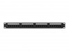 Lanberg Patchpanel 24 port 1U KAT6A PPUA-1024-B Czarny