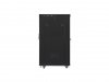 Lanberg Szafa stojąca 19 cali 22U 800x1000 drzwi szklane LCD (flat pack) V2 czarna