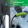 Qoltec Mobilna ładowarka do samochodu elektrycznego EV z regulacją 2w1  Typ2 | 11kW | CEE 5 PIN | LCD | 3 fazy | Przenona | Wall