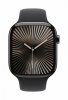 Apple Watch Series 10 GPS + Cellular, koperta 46 mm z tytanu w kolorze łupkowym z paskiem sportowym w kolorze czarnym - rozmiar 