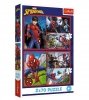 Trefl Puzzle 2x70 elementów Spiderman Pajęcze historie