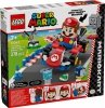 LEGO Klocki Super Mario 72043 Mario Kart - Interaktywna figurka LEGO Mario i Standard Kart