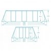Basen ogrodowy stelażowy 404 x 201 x 100 cm 18w1 Bestway 56441