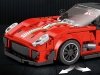 Klocki techniczne Supersportowe auto CZERWONE spojler 413-ele ZA5261
