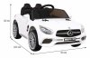 Mercedes Benz AMG SL65 S elektryczny dla dzieci Biały + Pilot