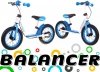 Rowerek biegowy SporTrike Balancer dla dzieci Niebieski Pierwszy rowerek do Nauki jazdy
