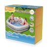 Dmuchany Basen ogrodowy dla rodziny 213x206x53cm BESTWAY + Dmuchane Siedziska + Cup holdery