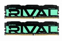 Pamięć do PC DDR4 Rival Radiant 64GB (2*32)/3200 CL18 zielona 