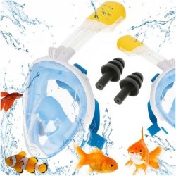 Maska do snurkowania pełna składana S/M niebieska