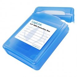 LogiLink Pudełko ochronne do HDD 3.5 cala Niebieskie