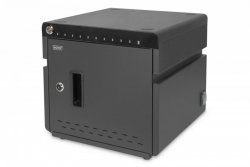 Digitus Szafa mobilna desktopowa do ładowania notebooków/tabletów do 14 z UV-C i USB-C