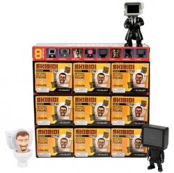 Cobi Skibidi Toilet - Display 9 sztuk Tajemnicze figurki