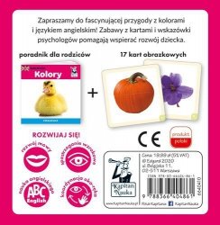 Gra edukacyjna Angielski kolory dla dzieci 2+ Nauka języka angielskiego + Nauka nazw kolorów