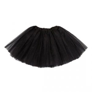 Spódniczka tiulowa tutu kostium strój karnawałowy przebranie czarna