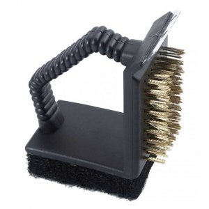 SZCZOTKA 3w1 DO CZYSZCZENIA RUSZTU GRILLA KINGHOFF KH-1913