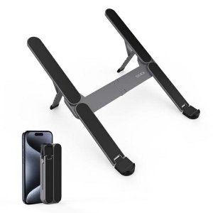 Stojak na laptopa kompaktowy składany 314 mini szary