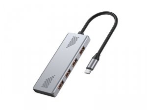 HUB USB 3.2 (Gen 2) typu C, 4 porty USB-A