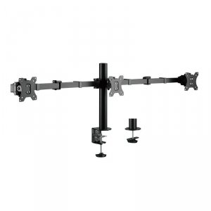 Uchwyt na 3 monitory,17 -27 cali, ramie 380mm,3x7kg