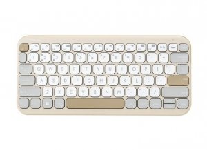 Klawiatura Marshmallow KW100 BT5.0LE/Oat Milk