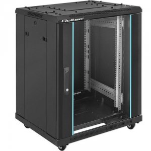 Qoltec Szafa RACK 19 | 15U | 600 x 600 x 855 | stalowa obudowa