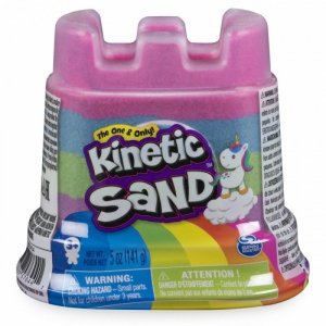 Spin Master Piasek kinetyczny Kinetic Sand Mini Tęczowy Zamek