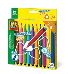 Mazaki trójkątne 12 kolorów