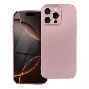 Futerał do iPhone 16 PRO MAX Metallic różowy