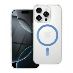 Etui na Samsung S25 PLUS Drop Glue Colorful Ring Mag Cover zgodny z MagSafe jasnoniebieskie