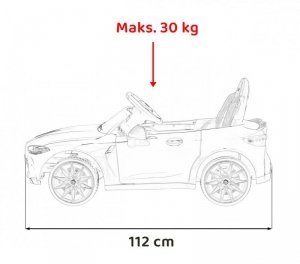 Pojazd BMW M4 Żółty