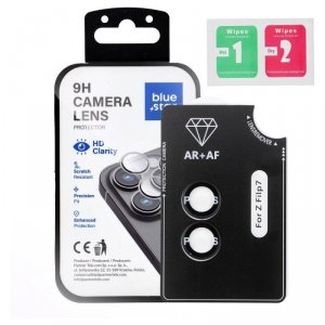 Szkło na aparat BLUE STAR Easy Install do SAMSUNG FLIP 7 czarne
