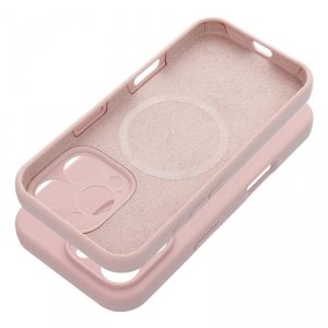 Futerał do iPhone 16 Silicone 2mm zgodny z MagSafe pudrowy róż