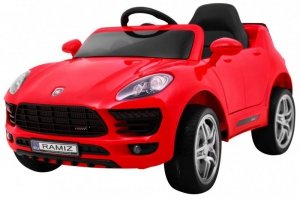 Autko Turbo-S na akumulator dla dzieci Czerwony Suv + Pilot