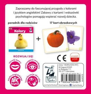 Gra edukacyjna Angielski kolory dla dzieci 2+ Nauka języka angielskiego + Nauka nazw kolorów