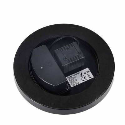 Fontanna solarna LUARO do oczka wodnego ogrodowa pompa pływająca LED RGB 16cm
