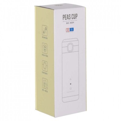 Kubek termiczny z ustnikiem termos LED 420ml róż