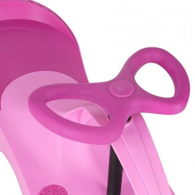 Jeździk grawitacyjny świecące koła LED różowy