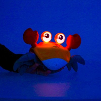 Krab uciekający pełzający czujnik interaktywna akumulator USB