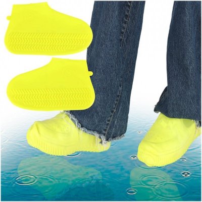 Ochraniacze na buty wodoodporne kalosze S żółte roz. 26-34