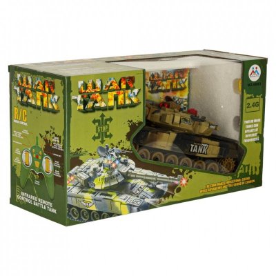 Czołg zdalnie sterowany na pilota RC War Tank 9993 2.4 GHz pustynny