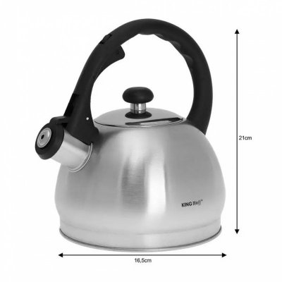 CZAJNIK Z GWIZDKIEM KINGHOFF 1,8L KH-3773