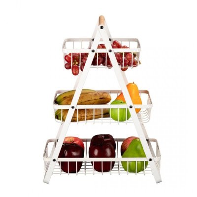 KOSZYK PIĘTROWY NA OWOCE PIECZYWO LOFT E-8178